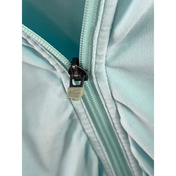 Nike Fit Dry Size Medium Zip-Up Jacket Light Blue Athletic Full-Zip Lightweight - Picture 3 of 8